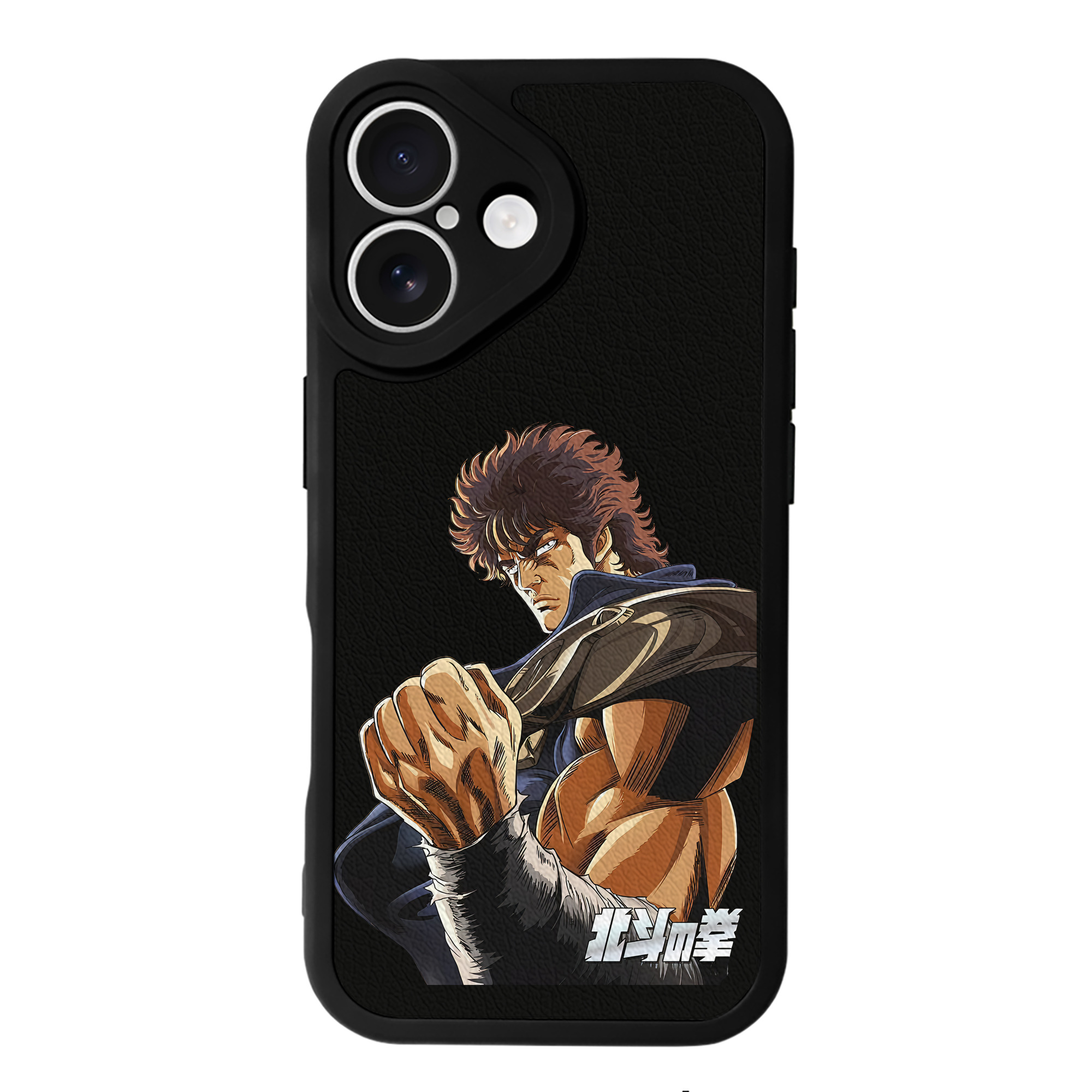 （画像用） 北斗の拳 Fist of the North Star 【iPhone 16シリーズ対応】シリコンスマホケース（レザー調） 材質：シリコン